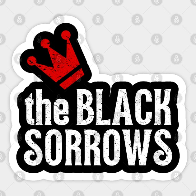 The Black Sorrows Sticker by Timeless Chaos